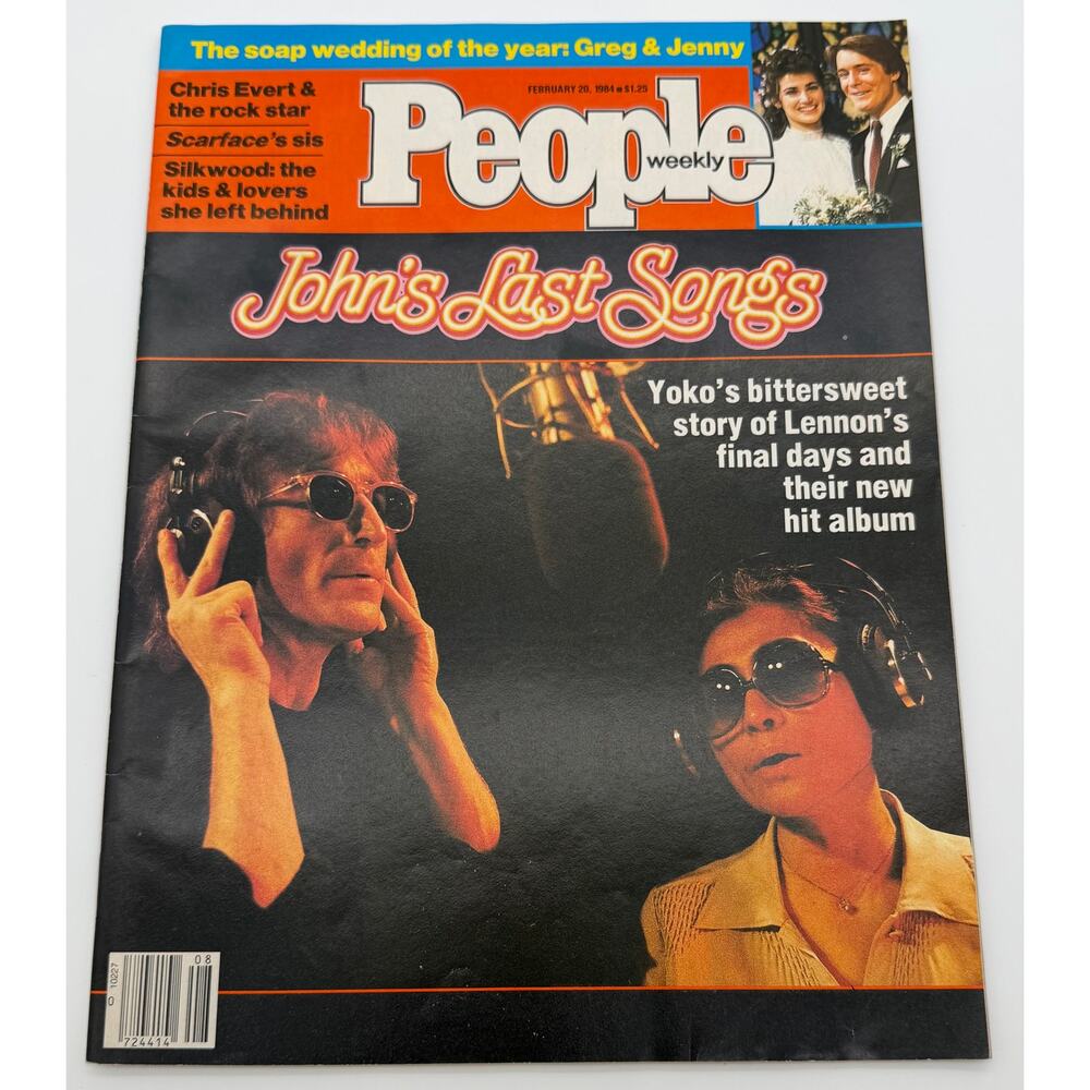 People‎ Feb 20,1984 John Lennon Chris Evert Scarface's Sis Silkwood Greg & Jenny